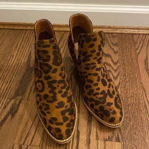 Cheetah booties